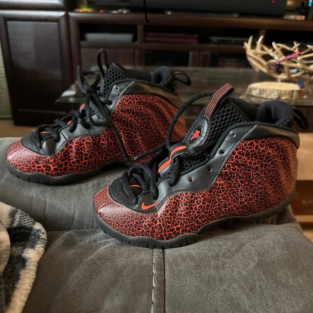 Kids Red and Black Sneakers